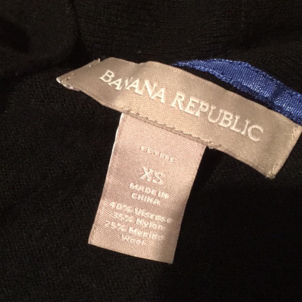 Banana Republic Black Open Sweater - Picture 2 of 2